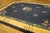 1900s Deep Navy Blue Open Field Chinoiserie Antique Chinese Peking Rug For Sale - Image 10 of 14