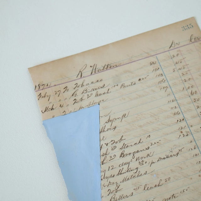 Blue Bleu Clair Abstract 2 Painting by Afsoon Thayer For Sale - Image 8 of 8