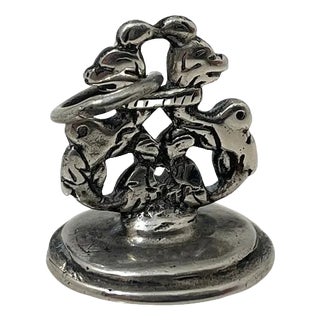 Dutch Fob Seal with Coat of Arms For Sale