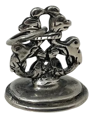 Dutch Fob Seal with Coat of Arms