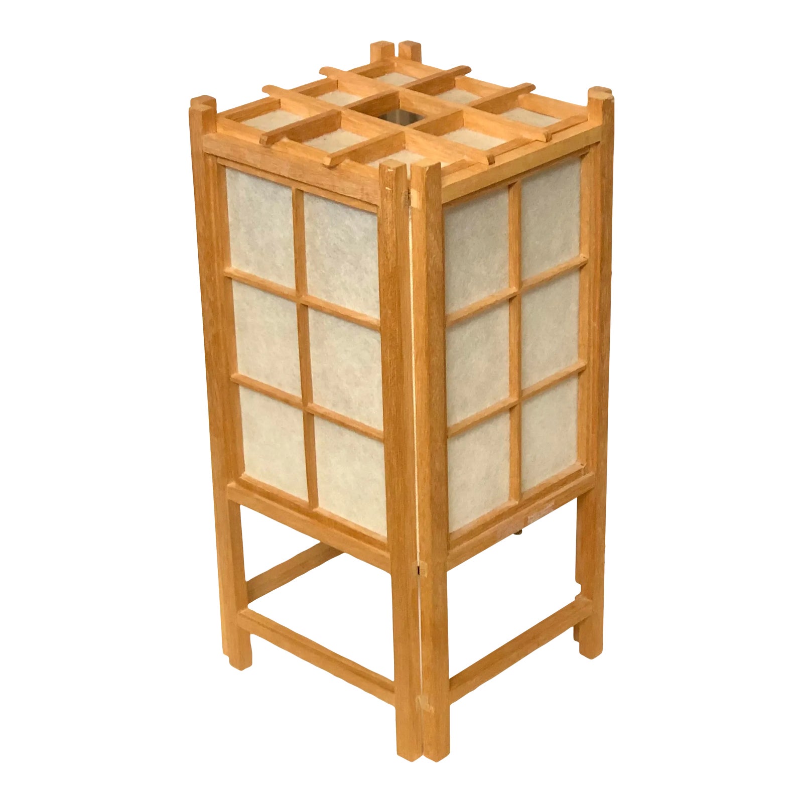 アンティークサンルイ1920年頃 「TALMA」H15.5cm Mid Century Japanese Shoji Table Lamp | Chairish