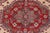 1990s Southwestern Super Kazak Ivory/Red Wool Rug - 8'8'' X 12'4'' For Sale - Image 5 of 10