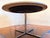 Mid-Century Modern all original round marble dining room table with steel pedestal base in pristine condition with only...