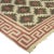 Rug & Kilim Vintage Dhurrie Geometric Square Rug From Rug & Kilim For Sale - Image 4 of 4