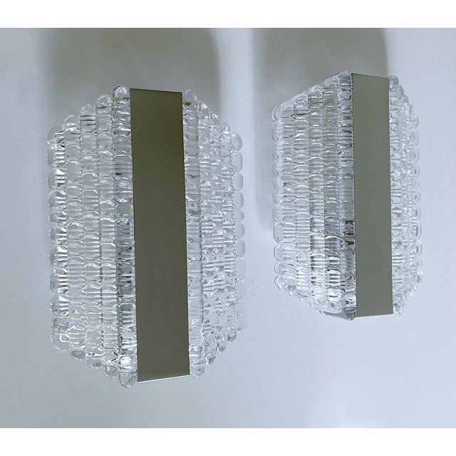 Vintage Glass Sconces from Kaiser, Set of 2 For Sale - Image 14 of 18