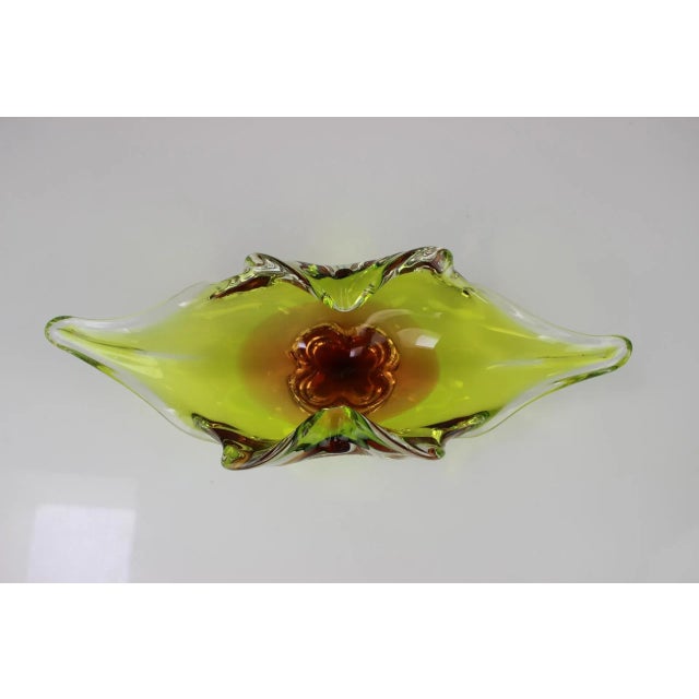 Mid-Century Modern Mid-Century Glass Bowl by Josef Hospodka, 1960s For Sale - Image 3 of 7