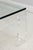 Mid Century Modern Lucite Base Glass Top Coffee Table For Sale - Image 11 of 12
