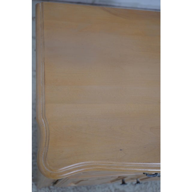 1990s Pair Ethan Allen Country French Nightstands For Sale - Image 11 of 18