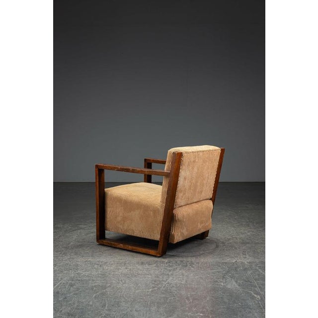 Modern Lounge Chair in Wood, 1940s For Sale - Image 6 of 15