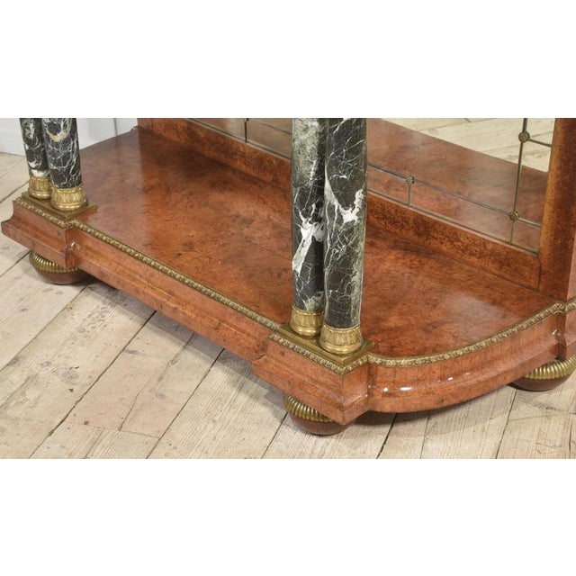 Louis XV Marble Topped Console Table, 1890s For Sale - Image 9 of 14