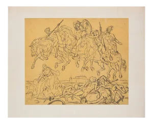 Unknown, Cavalry, Etching on Paper, 19th Century