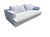 Rh Monza Bench-Cushion Sofa – 8’ Luxe Depth in White Performance Linen Weave (Made in Italy) For Sale - Image 13 of 15