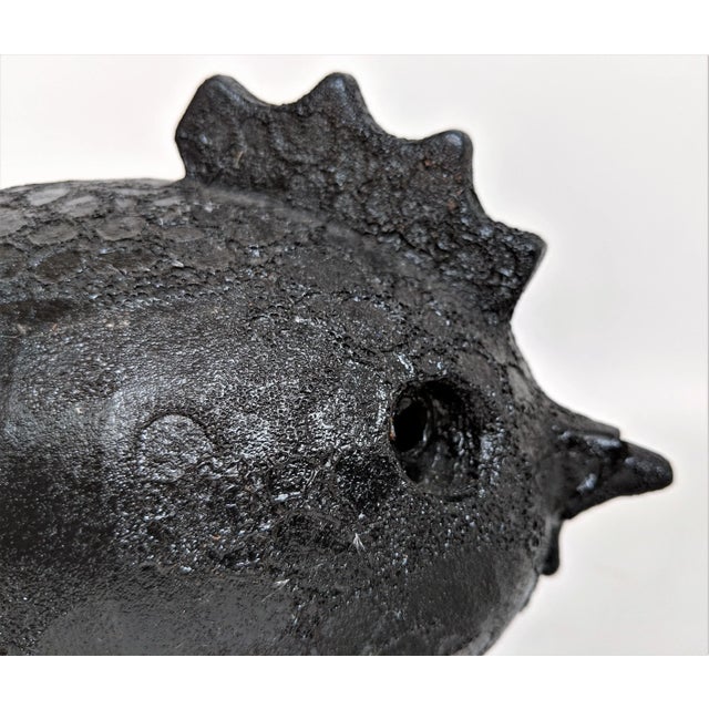 1980s Mid Century Modern Studio Ceramic Hen For Sale - Image 10 of 13