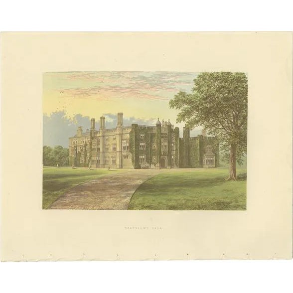 Morris, Drakelowe Hall, 1880, Paper For Sale