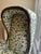 Embroidered Green and White Leopard Schumacher Fabric ($3100) on a Vintage Canopy Balloon Chair! Purchased through a...