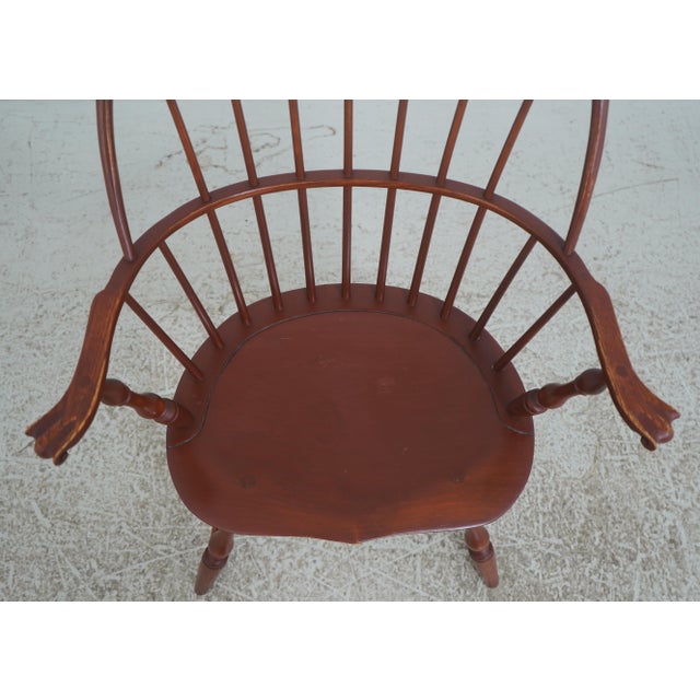 Set of 6 Dr Dimes Sack Back Windsor Dining Armchairs For Sale - Image 10 of 18