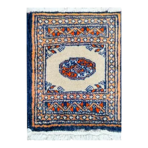 Petite Mid-20th Century Bakhara Rug