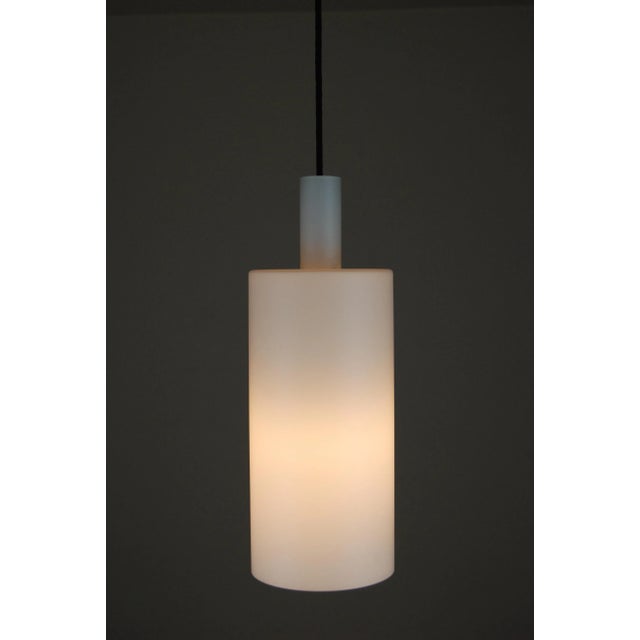 Pisa pendant lamp designed by Jo Hammerborg for Fog and Mørup, and manufactured by Kastrup-Holmegaard Glasværk Denmark in...