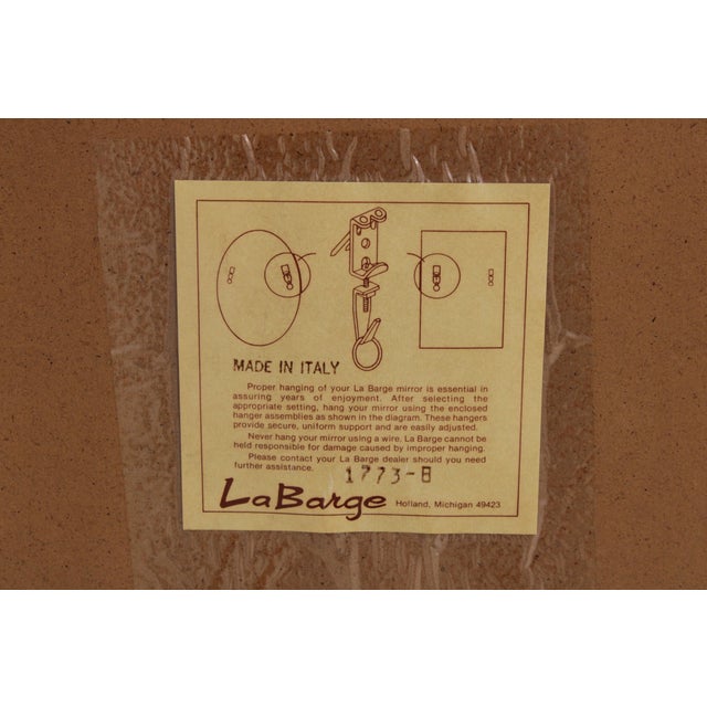 Labarge Venetian Style Wall Hanging Mirror For Sale - Image 13 of 14