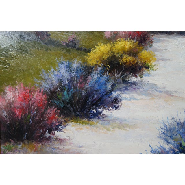 Late 20th Century Christopher Guliano Spanish Villas Tuscany Landscape Oil Painting Italy For Sale - Image 10 of 11