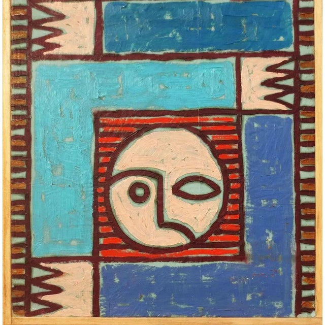 1990s Salvatore Travascio, Three Friends, Oil Painting, 1995 For Sale - Image 5 of 6