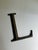 Antique Bronze Letter "L" Hanging Wall Signage For Sale - Image 15 of 15