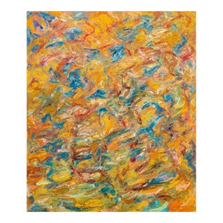 Andy Miller Abstract Composition Oil on Canvas For Sale