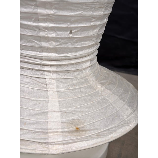 Vintage Ikea Figurative Paper Lantern Floor Lamp in the Female Form For Sale - Image 9 of 9
