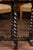 English English 1850s Oak Gate Leg Oval Table with Carved Decor and Barley Twist Base For Sale - Image 3 of 12