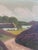 Rustic European Vintage Original Landscape Oil Painting, Signed Countryside Cottage Art For Sale - Image 3 of 12