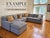 Tan Kreiss Collection Oversized 3-Piece Modular Sectional Sofa With Ottoman For Sale - Image 8 of 9