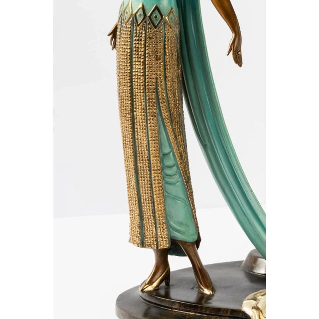 Metal "The Three Graces" Bronze Sculpture by Erté, 1997 For Sale - Image 7 of 11