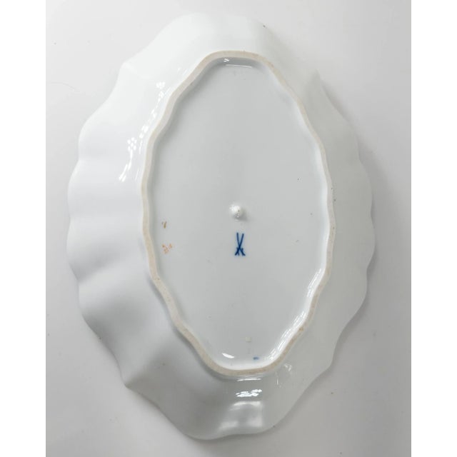 19th Century German Meissen Floral Decorated Bowl For Sale In New York - Image 6 of 11