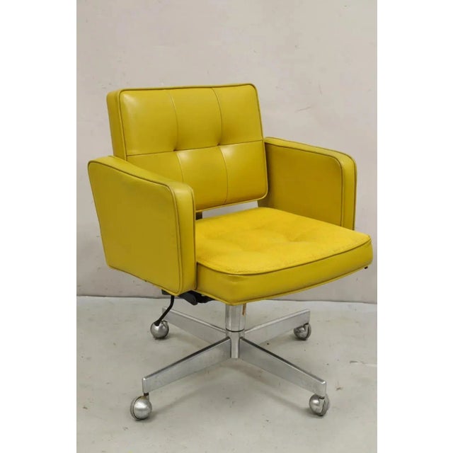Late 20th Century Shaw Walker Mid Century Modern Mustard