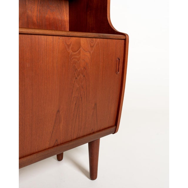 Vintage Danish Teak Highboard with Bar Compartment, 1960s For Sale - Image 9 of 15