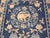 Chinese 1800s Blue Navy Medallion Foo Dog Antique Chinese Ningxia Rug 4'10" X 6'9" Handknotted Wool Carpet For Sale - Image 3 of 5