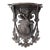 Black Forest Carved Stag's Head Wall Shelf, Swiss, Ca. 1880 For Sale