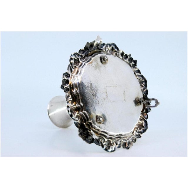 Silver Toothpick Holder with Chalice For Sale - Image 3 of 8