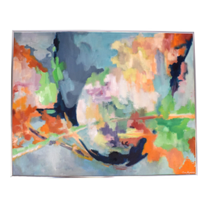 Abstract Composition by Celia D. Rumsey (1944-2012)