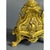 Brass 5-Light Candelabra with Hand-Painted Ceramic Inserts by Luigi Beccarelli, Italy, 19th Century For Sale - Image 5 of 8