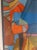 Blue 20th Century Cubist Modernist Lithograph Print by Mihail Chemiakin For Sale - Image 8 of 12