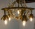 French Brass Chandelier with Crystal Drops, 1900s For Sale - Image 11 of 18