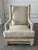 Design Plus Gallery presents the Schafer Linen Armchair from Uttermost. Bench-made from solid mahogany hardwood, the chair...