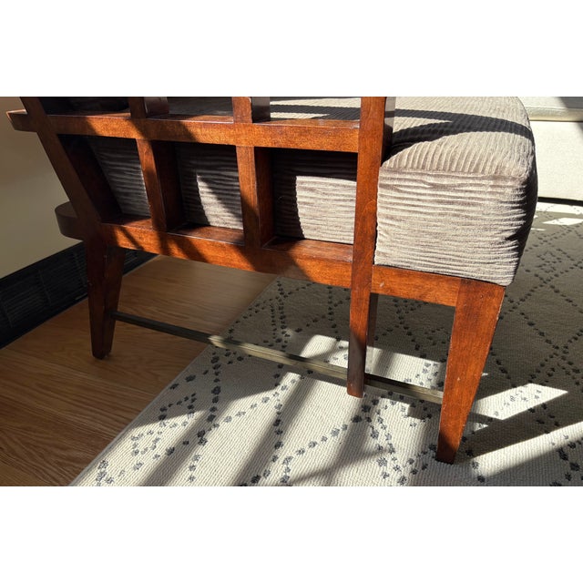 Dessin Fournir Therien Studio Workshop Lattice Chair (Two) For Sale - Image 9 of 18
