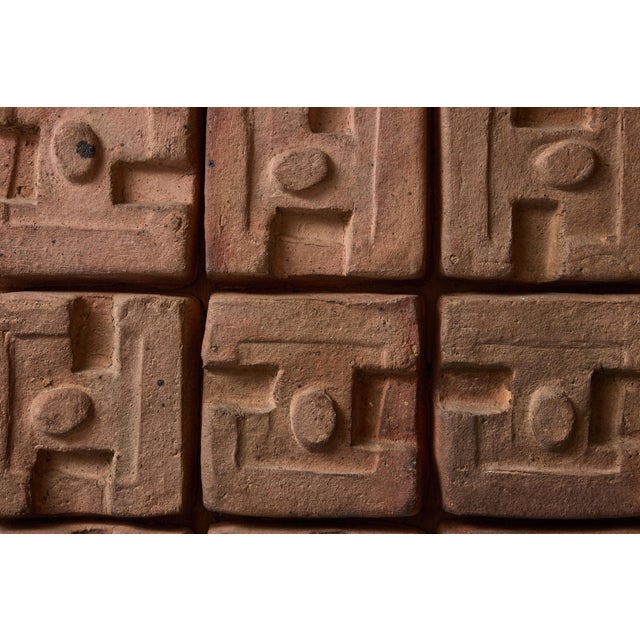 Ceramic Inca Wall Panel by Georges Jouve, 1960s For Sale - Image 3 of 11
