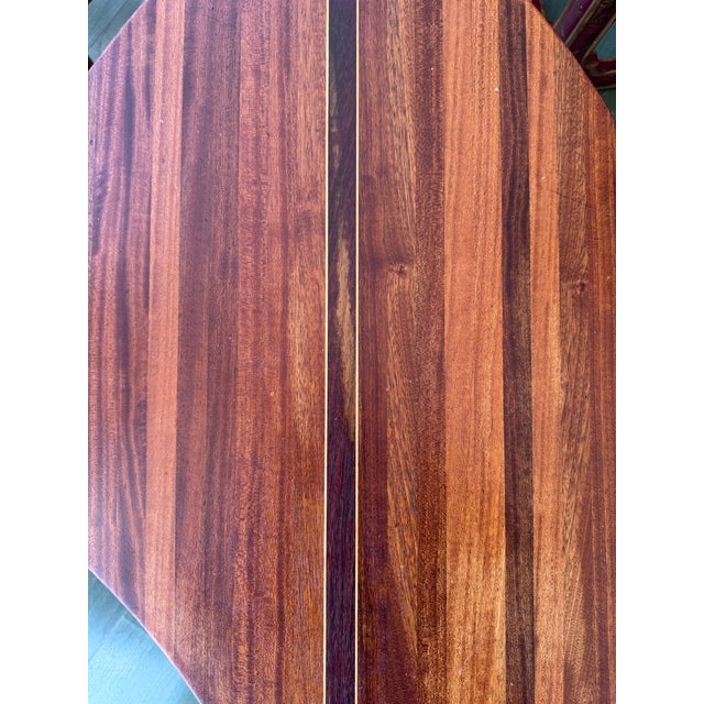1990s David Levy Hardwood Creations Modular 3-Pc Puzzle Coffee Table Sapele Padauk For Sale - Image 9 of 12