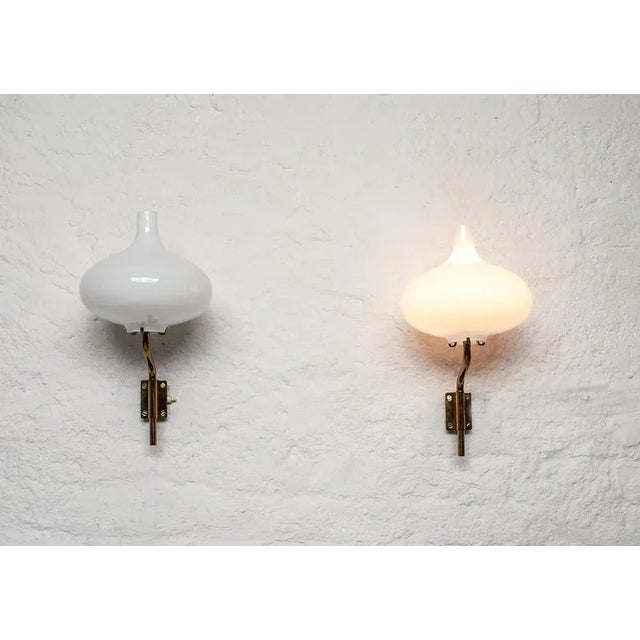 Michela Wall Lights by Annig Sarian for Adrasteia, Set of 2, in Very Good conditions. Designed 1950 to 1959 I have...