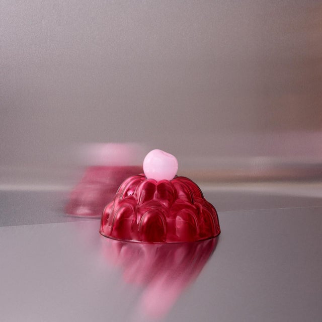 Glass JELLO M Hand-Blown Glass Cloche by Studio Berg For Sale - Image 7 of 15