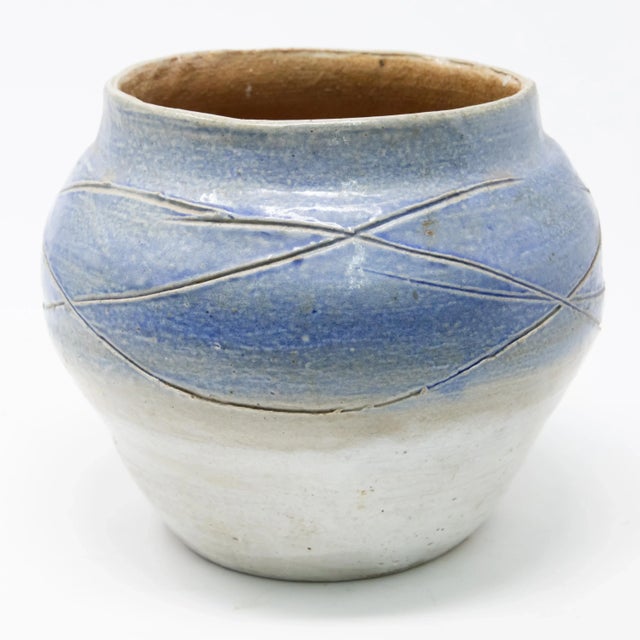 Late 20th Century Hand-Thrown Clay Planter For Sale - Image 5 of 12