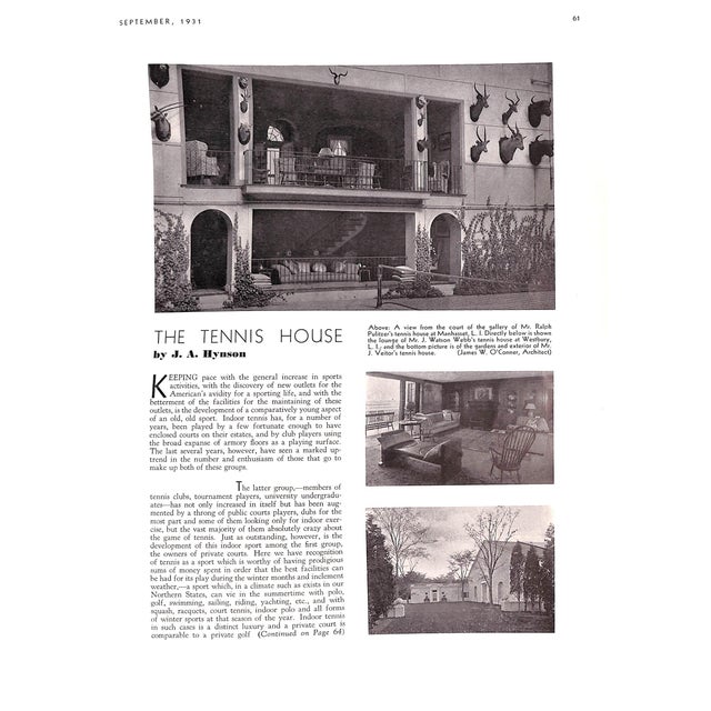 International Polo Covering Its Annual Fall Tournament September 1931 Program For Sale - Image 9 of 17